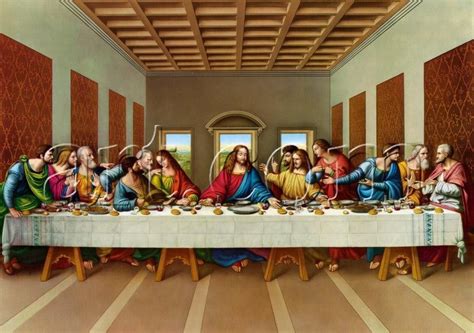 the last supper painting described